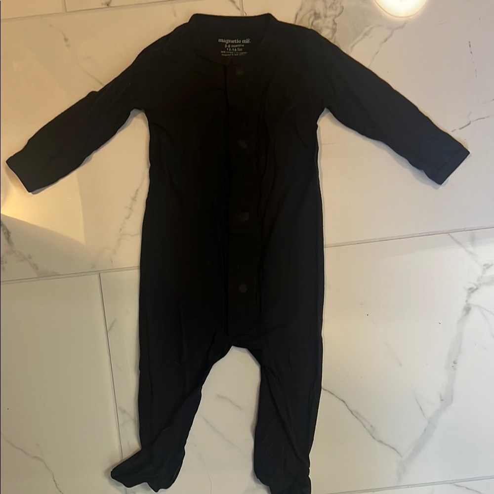 Magnetic Me black infant One Piece